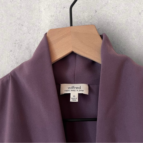 Aritzia Wilfred Silk Lightweight Purple Tank Camisole Size XS - Picture 5 of 7